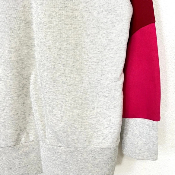 Nike Quarter 1/4 Zip Long Sleeve Dri-Fit Berry Pink Grey Color Block Small - Picture 11 of 16